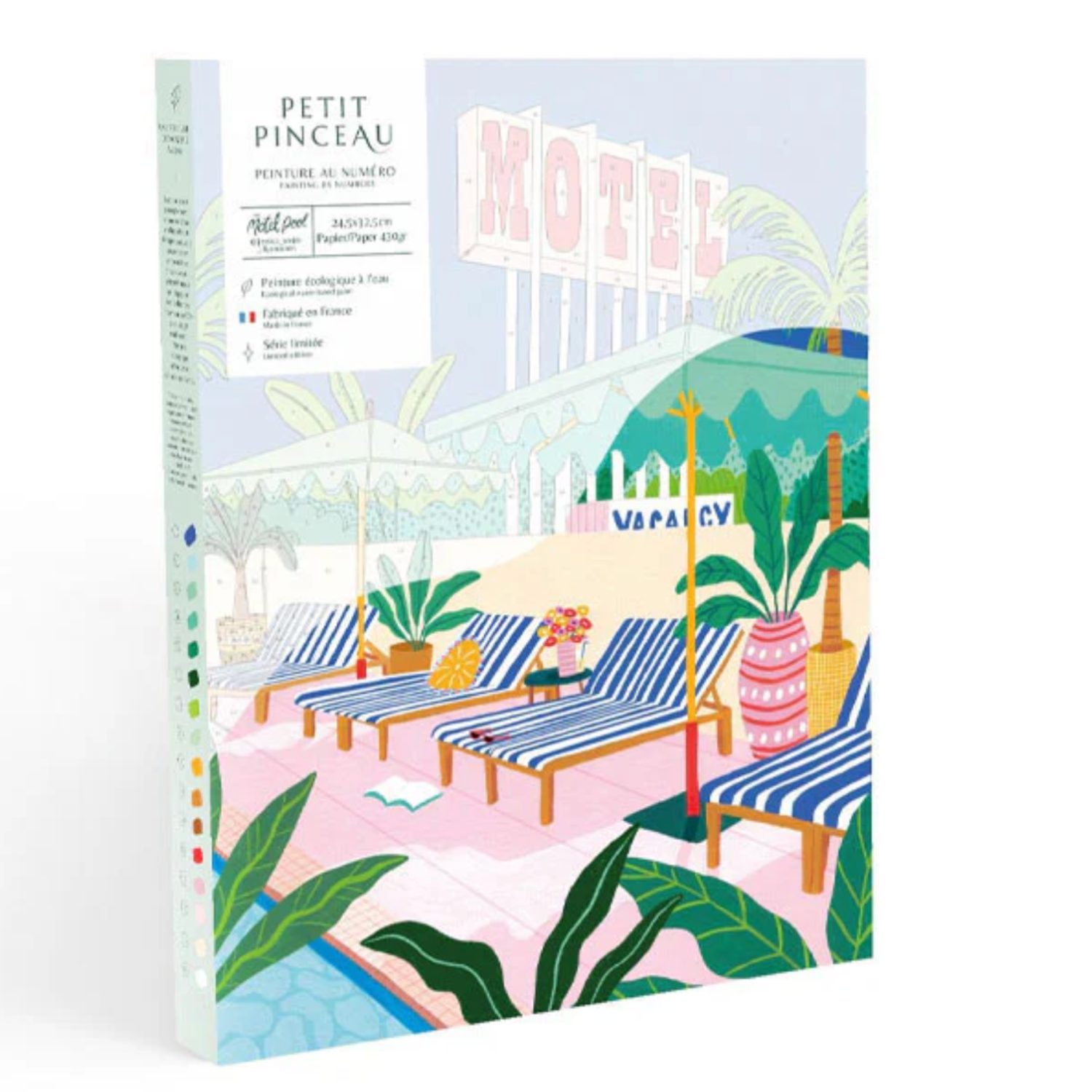 Peinture numéros - The motel Pool