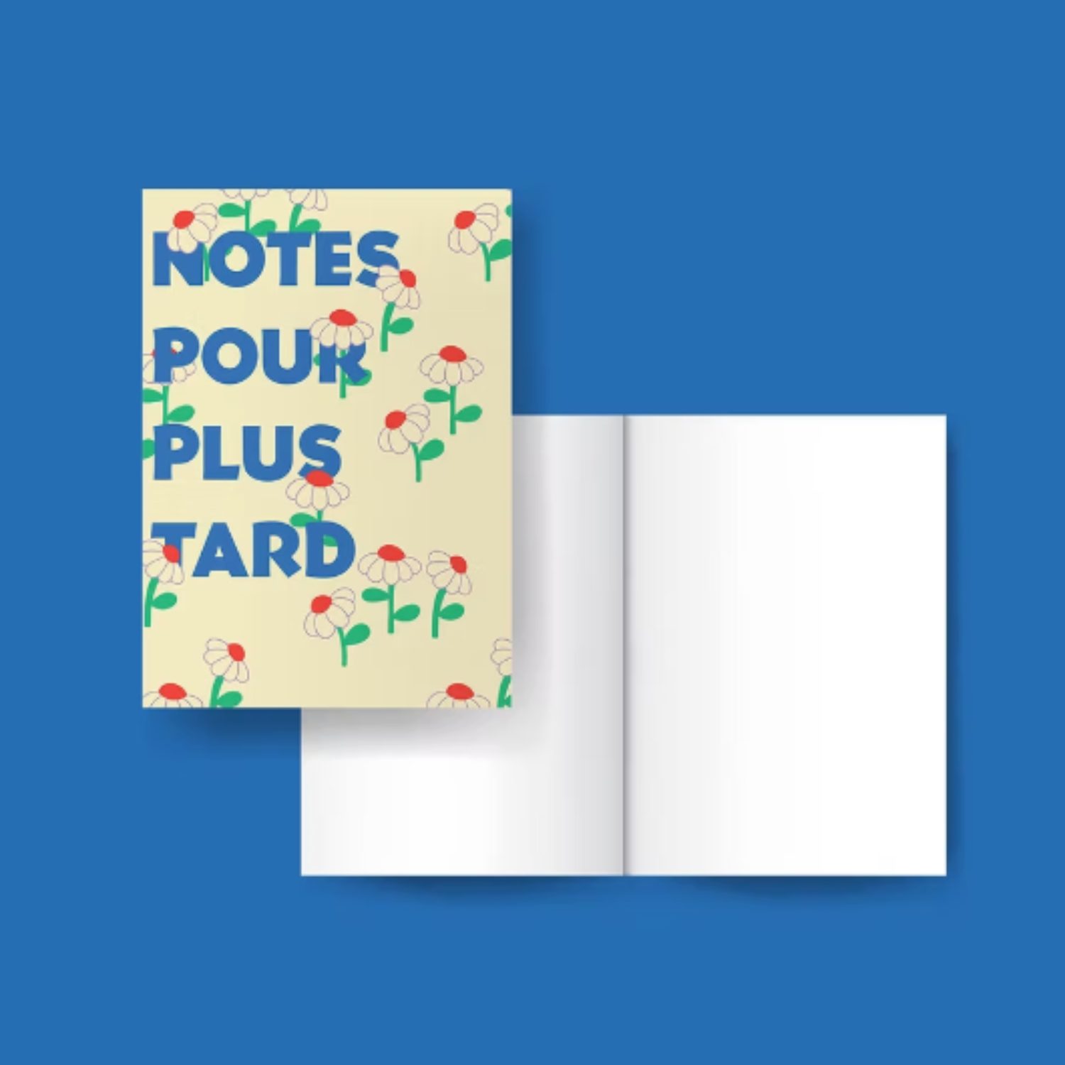 Carnet - Notes pour plus tard (fleurs)