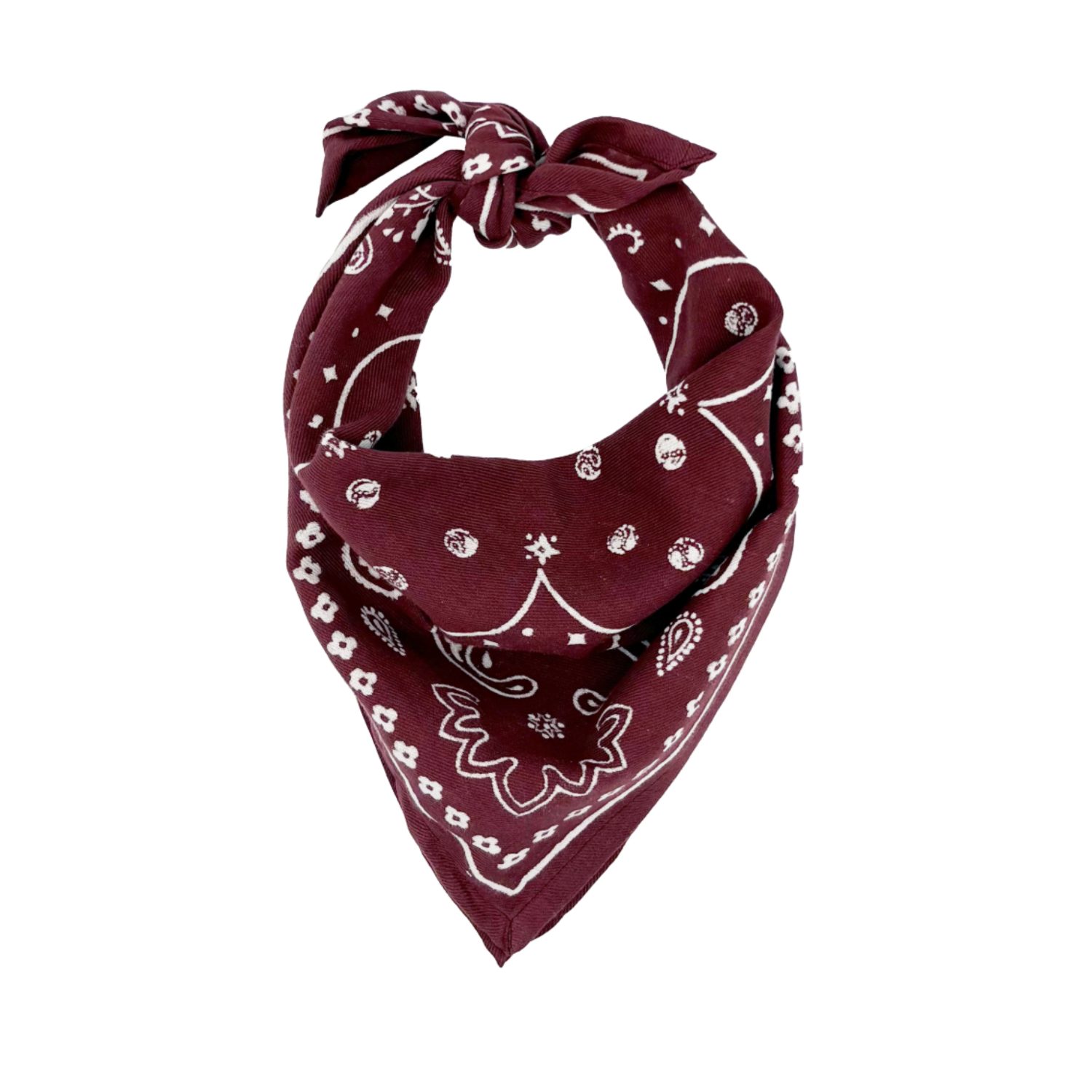 Petit foulard Oscar Bandana grenat red