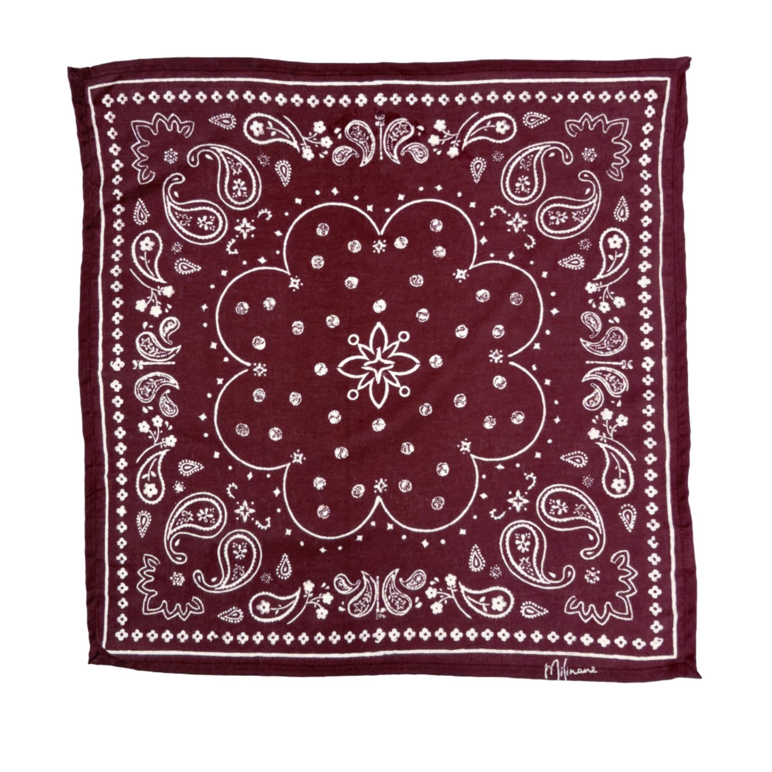 Petit foulard Oscar Bandana grenat red – Image 2