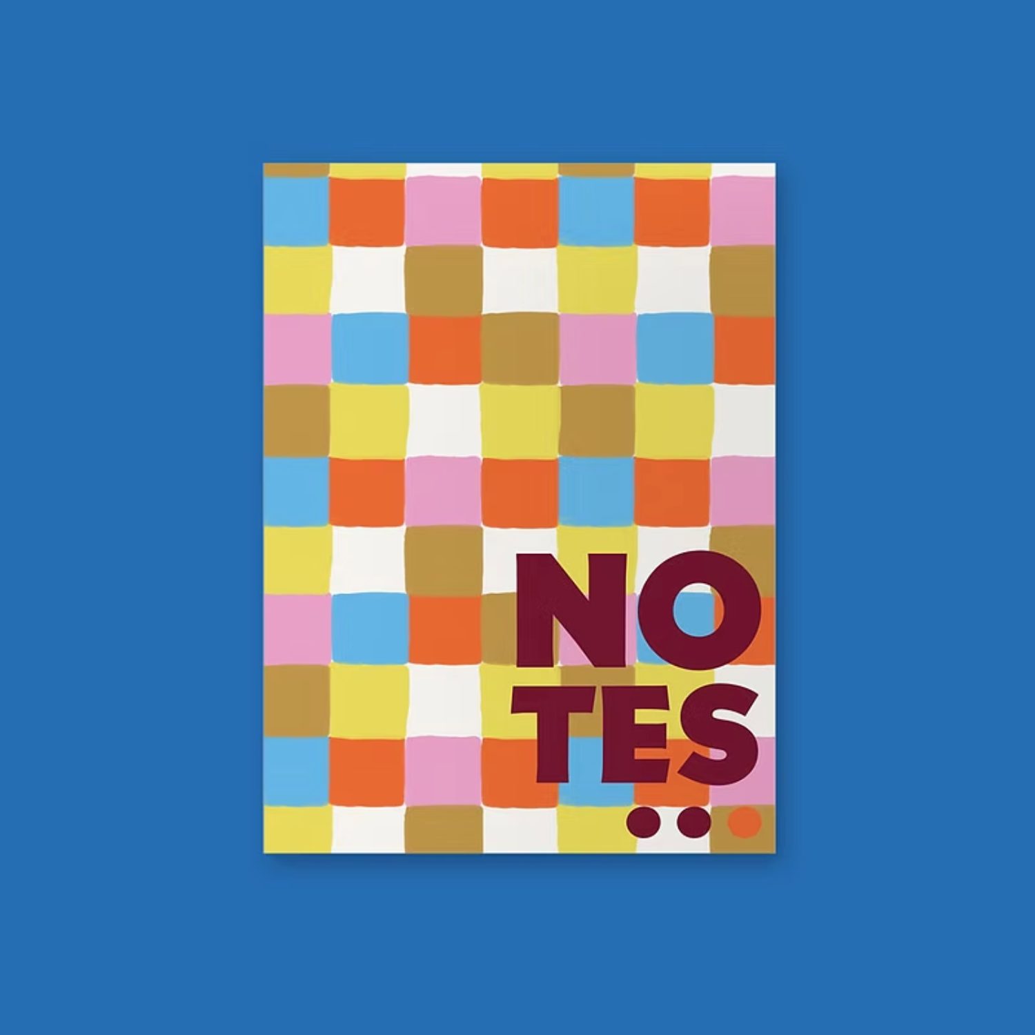 Carnet - Notes (damier coloré) – Image 2
