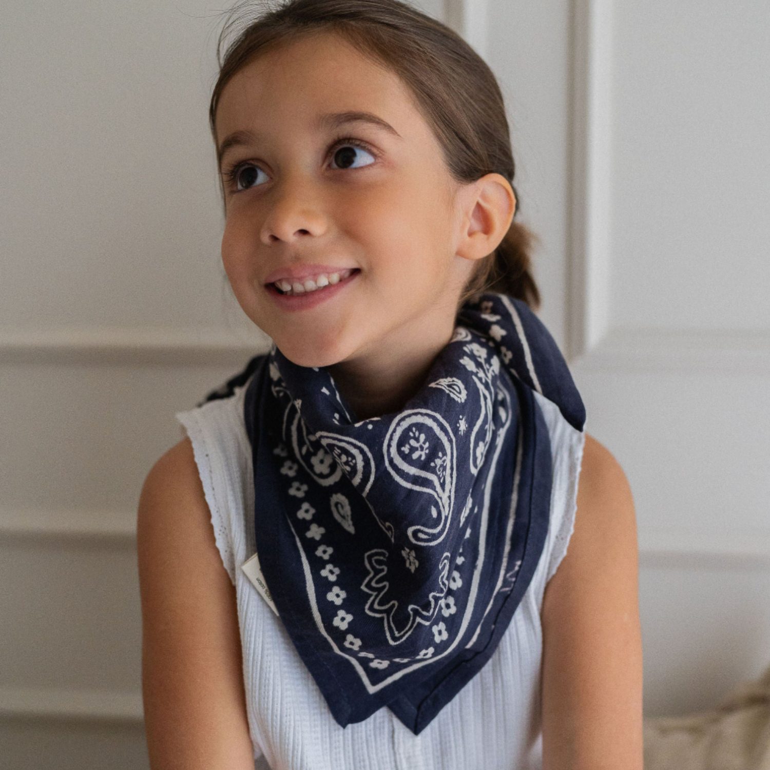Petit foulard Oscar Bandana navy blue – Image 2