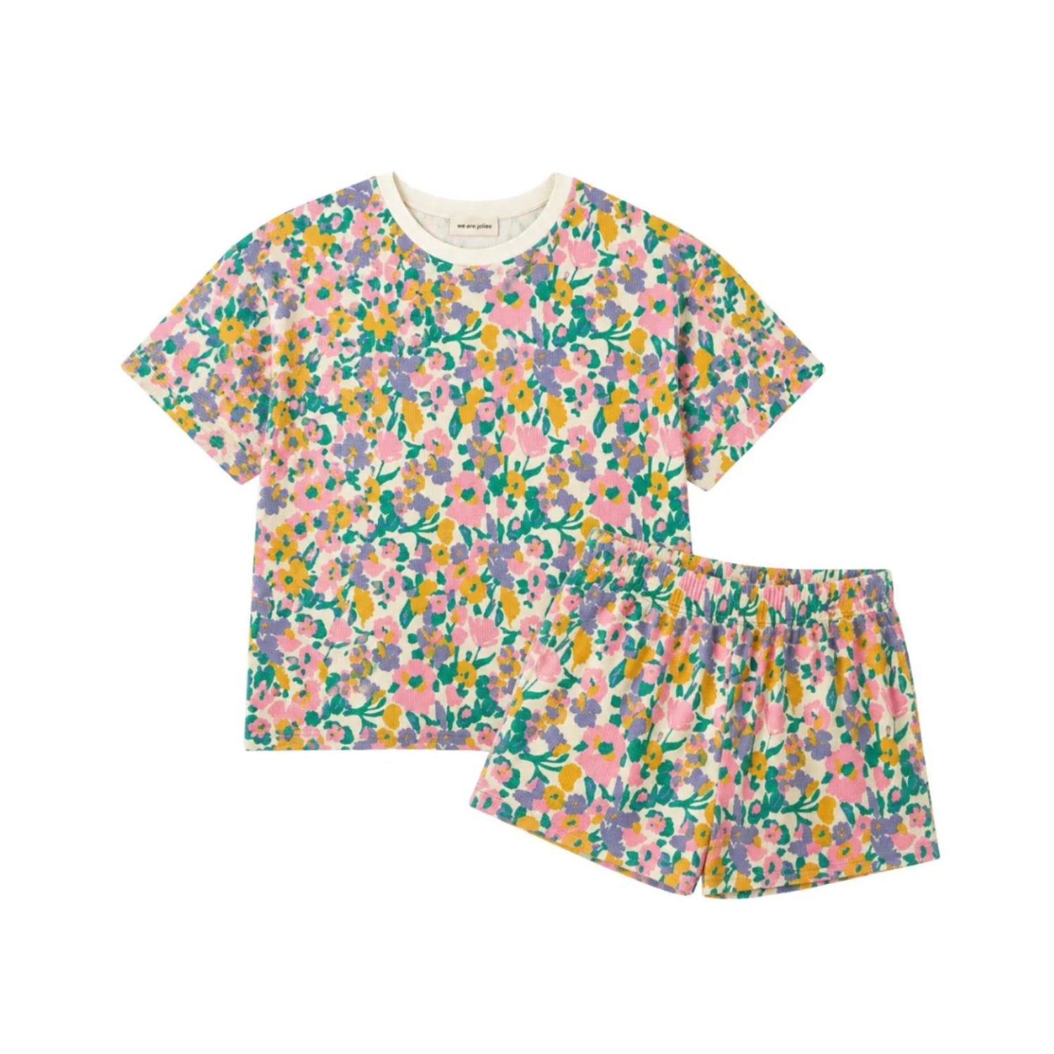 Pyjama violet Fleurs XL