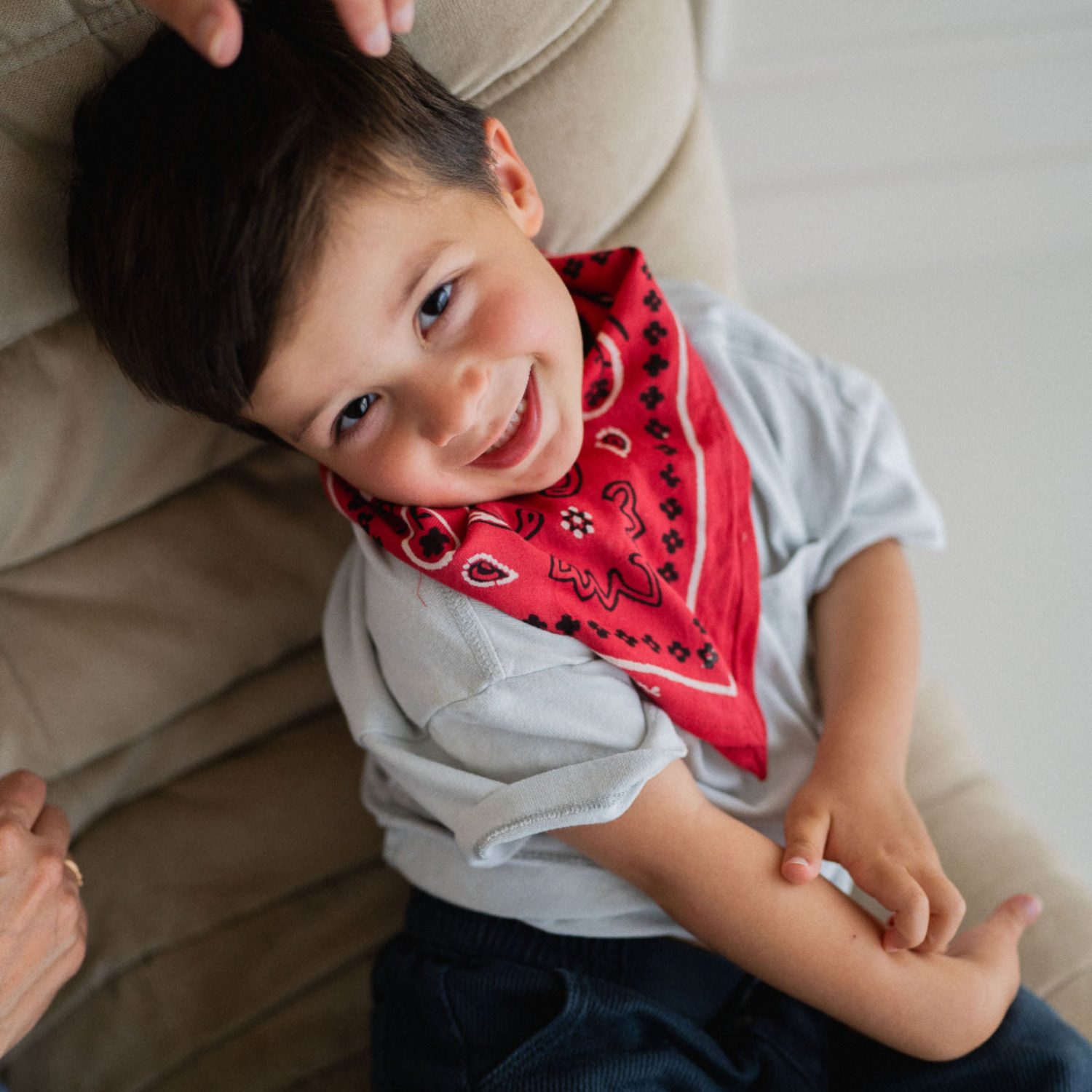 Petit foulard Oscar Bandana red – Image 2
