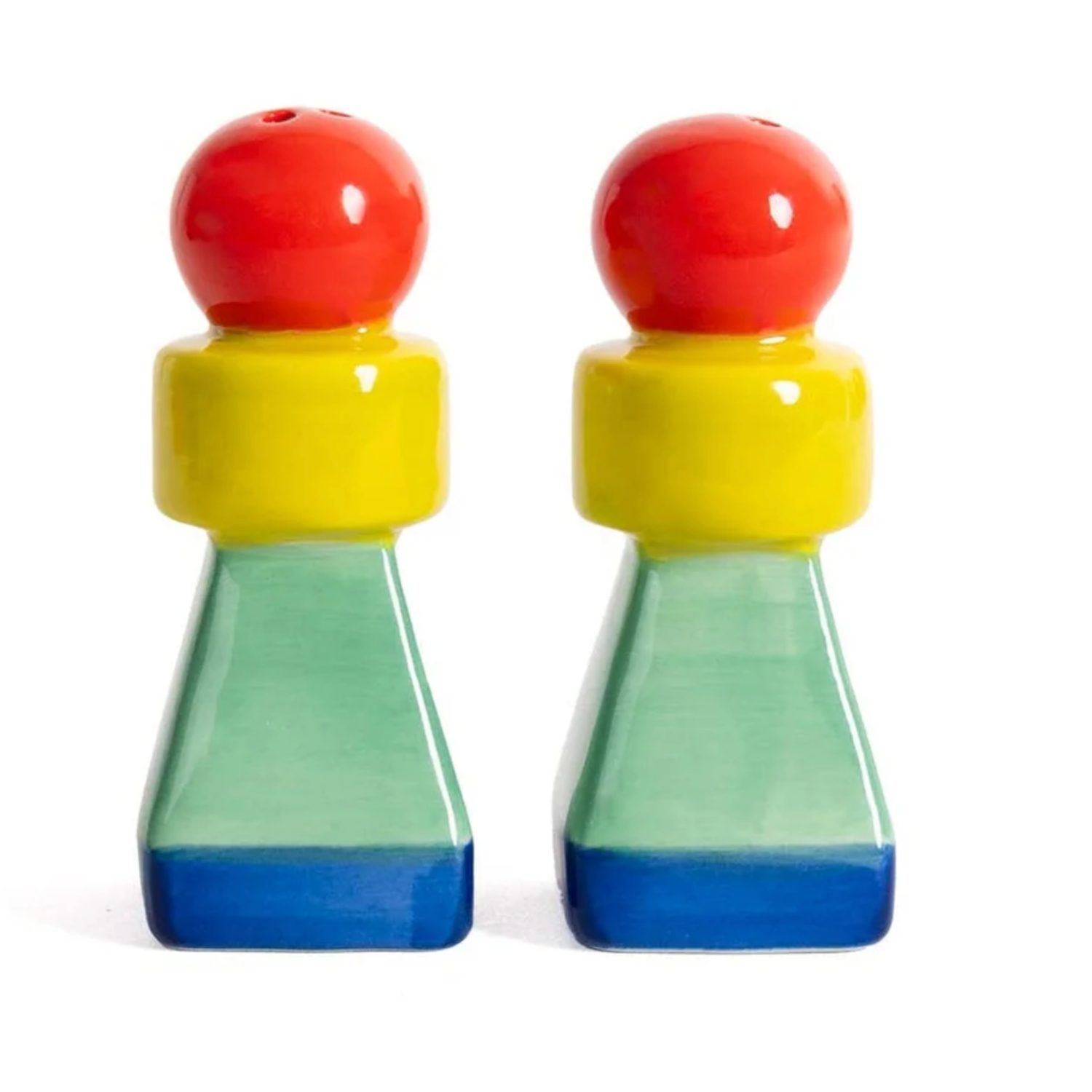 Salière/poivrière Géométriques