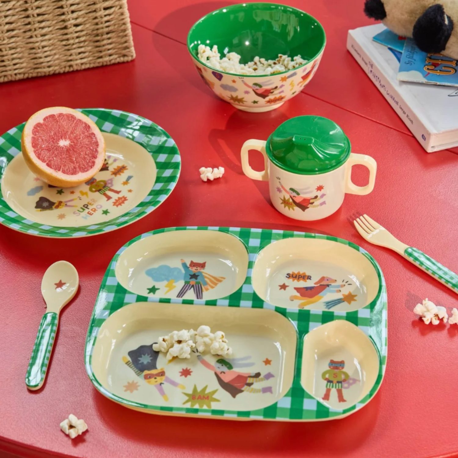 Coffret repas Hero green 4 pièces – Image 2