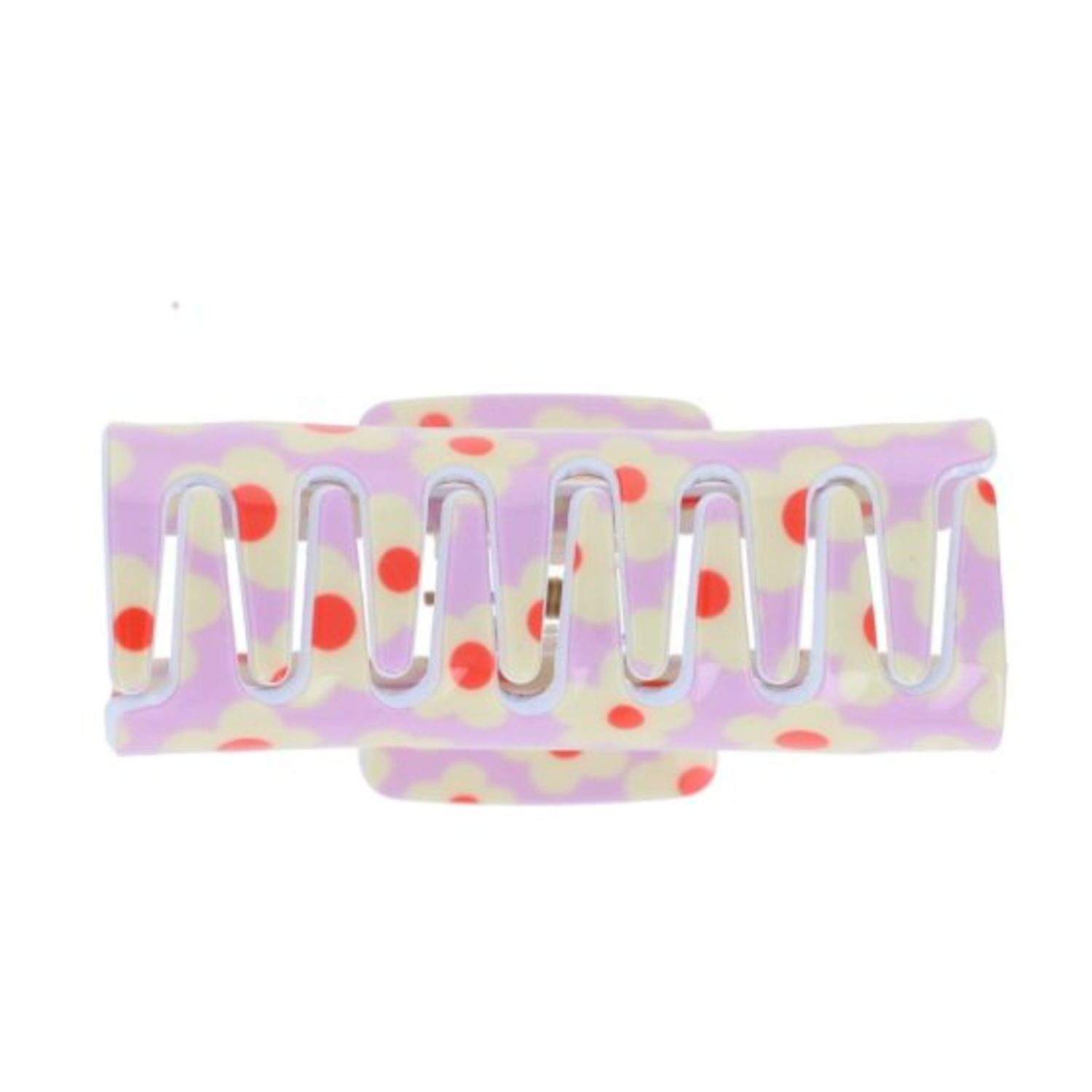 Grosse pince crabe Lila fleurs – Image 2