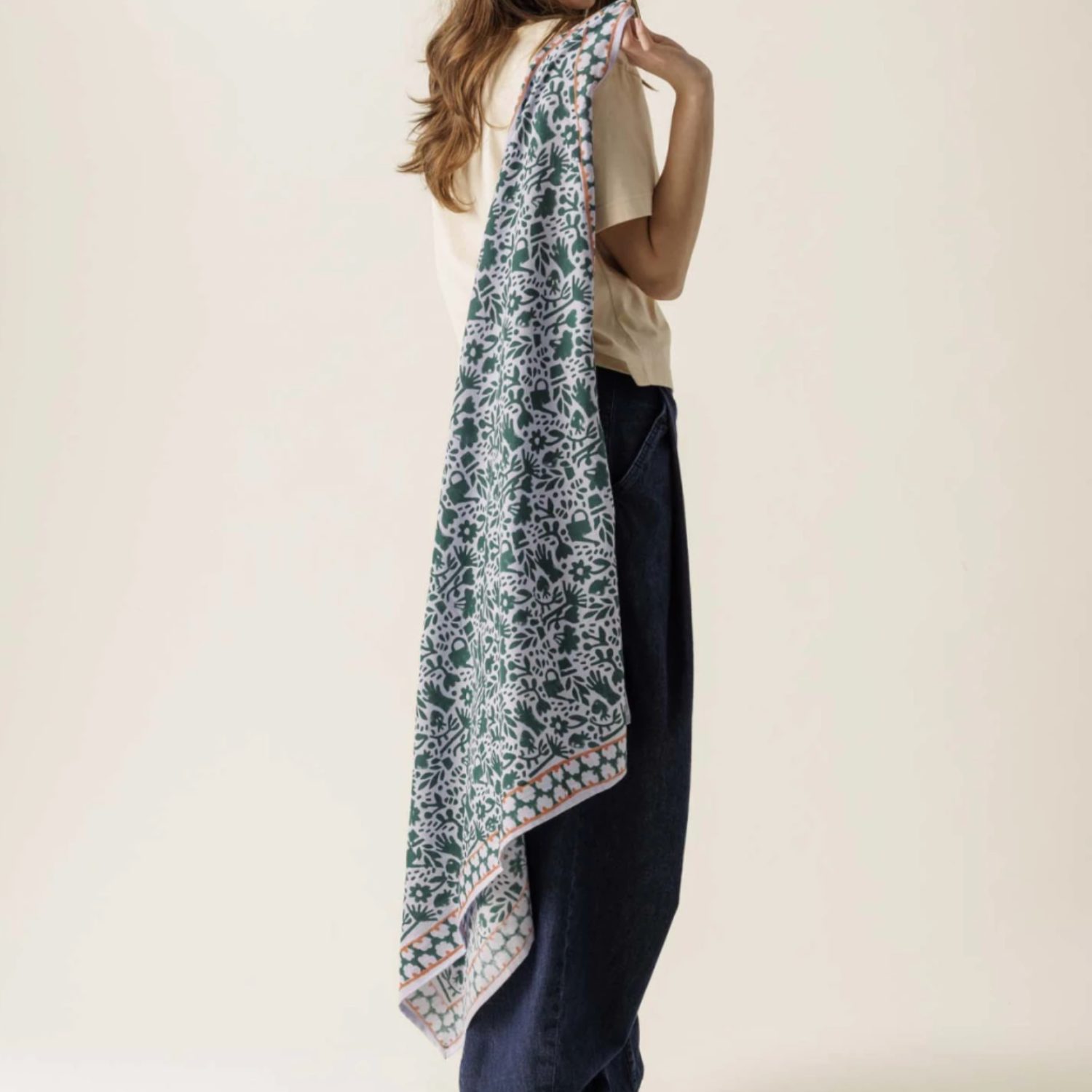 Foulard latika garden lilas – Image 2