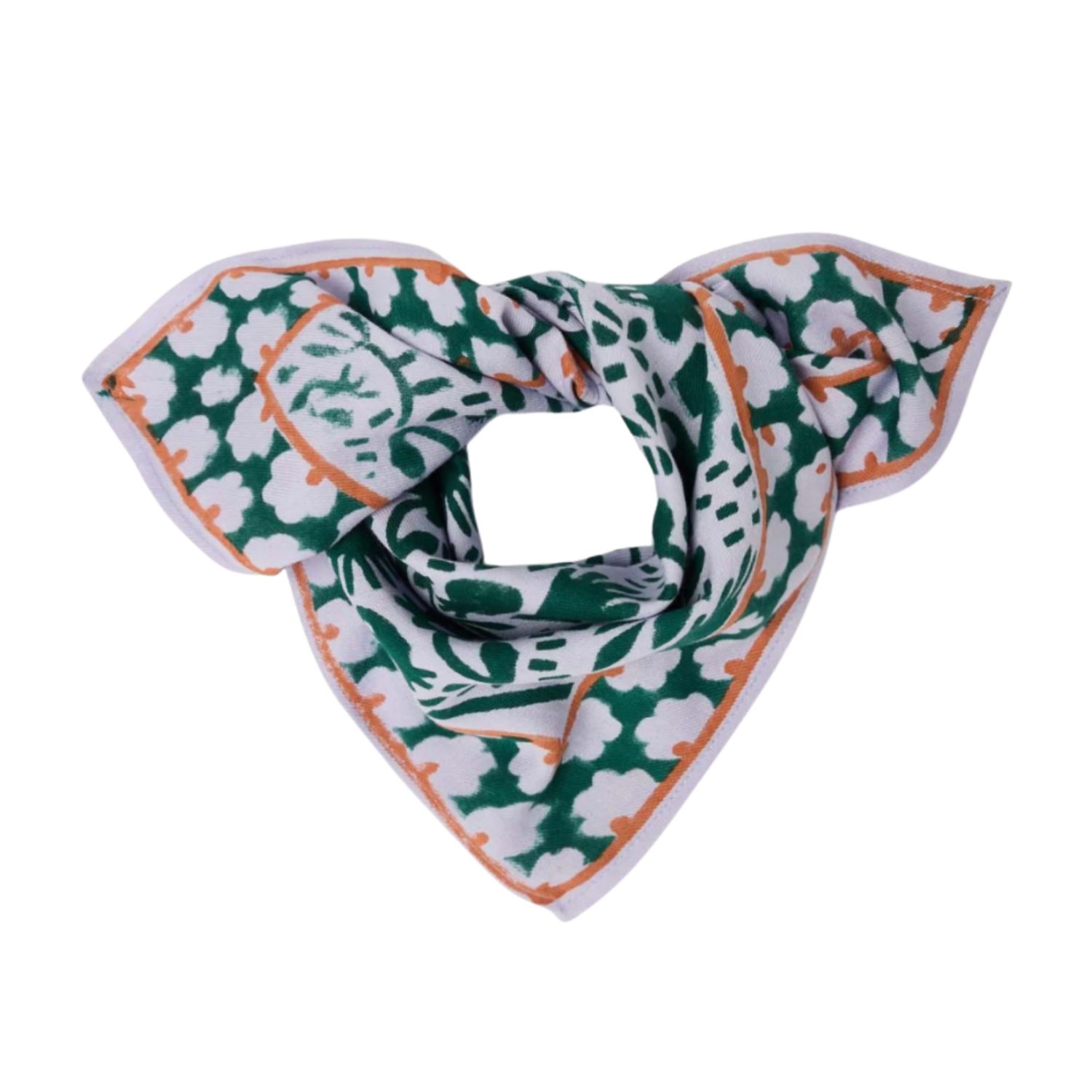 Foulard manika garden lilas