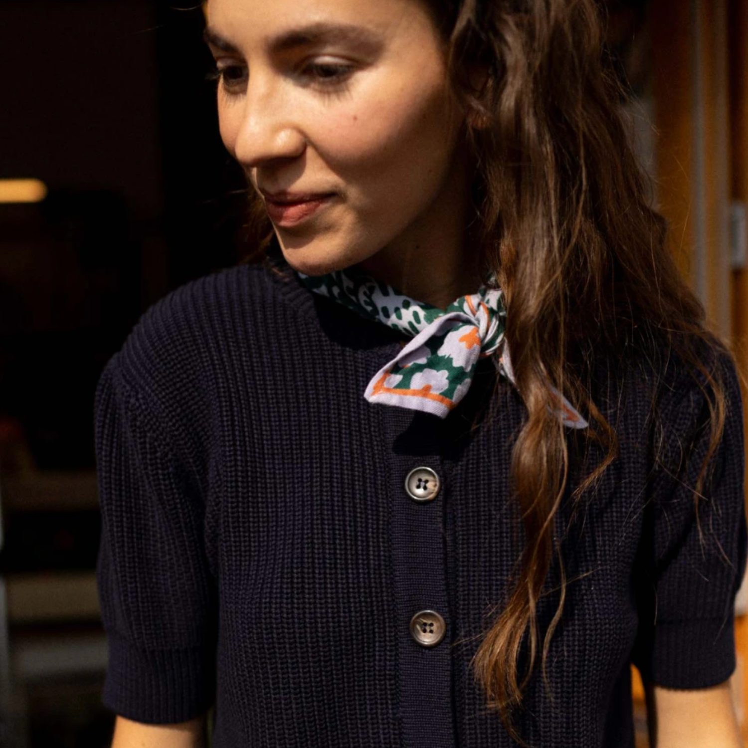 Foulard manika garden lilas – Image 2