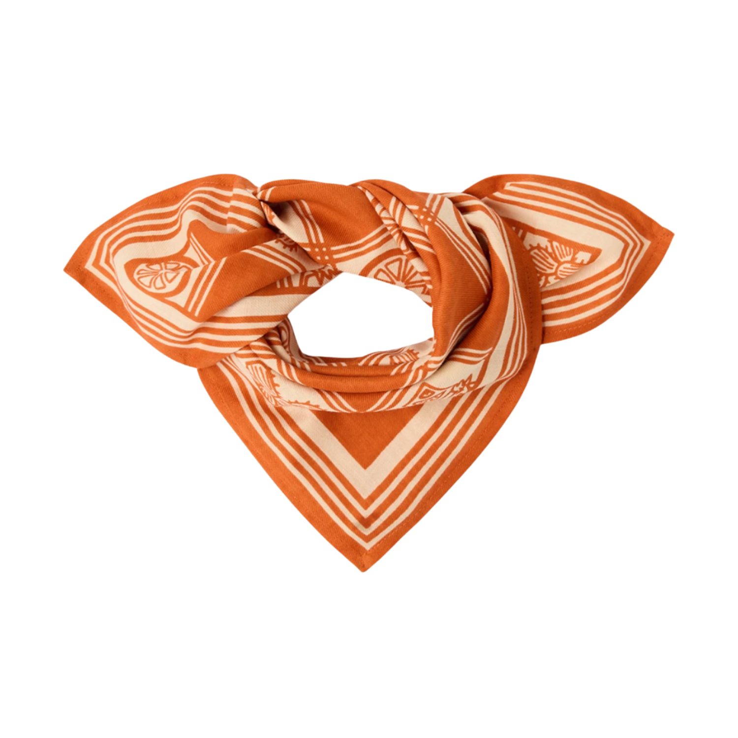 Foulard manika citrus auburn