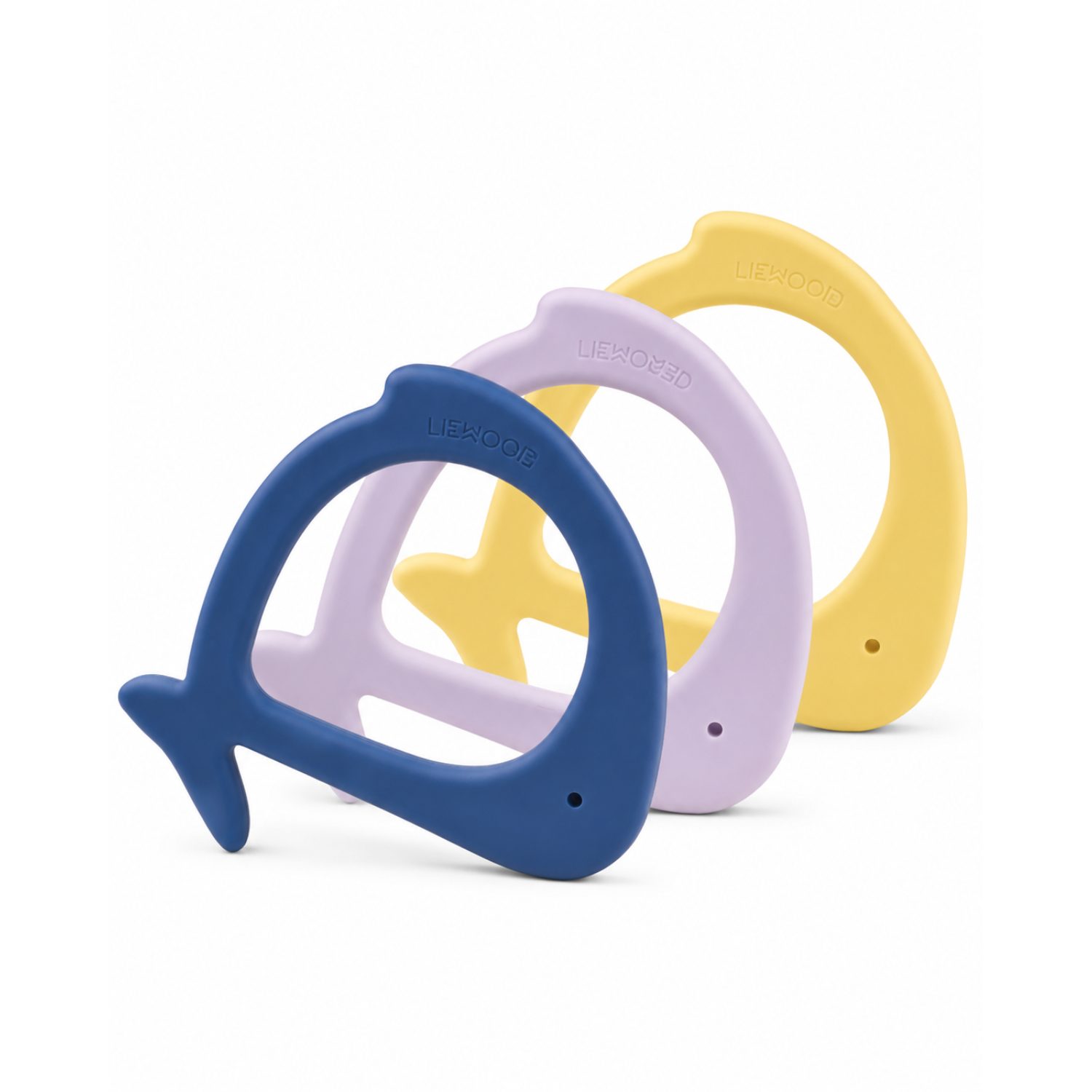 Lot de 3 anneaux de plongée en silicone baleine – Big Three
