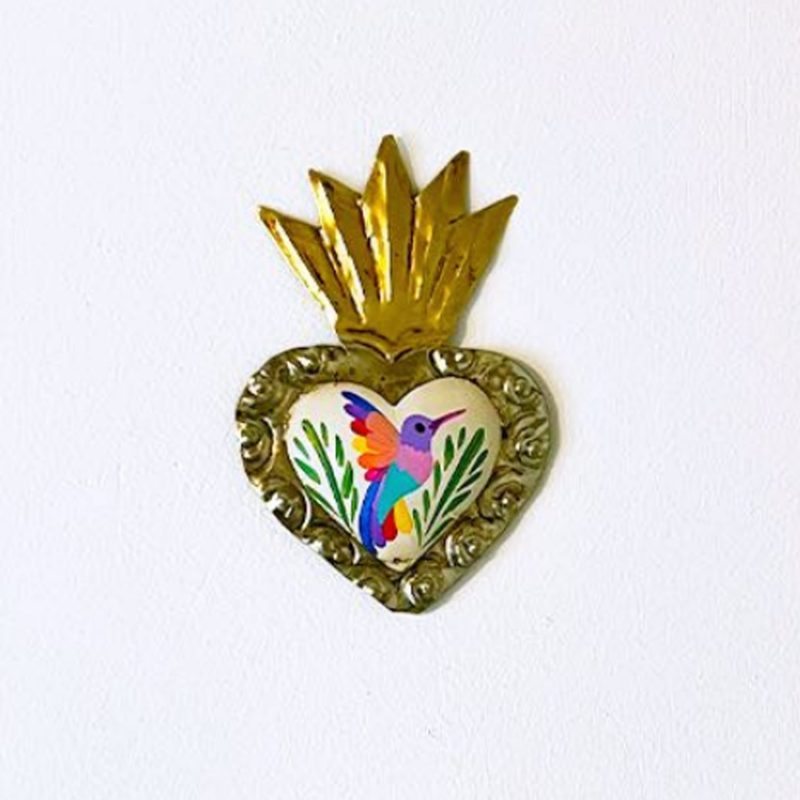 Cœur sacré  ex-voto colibri