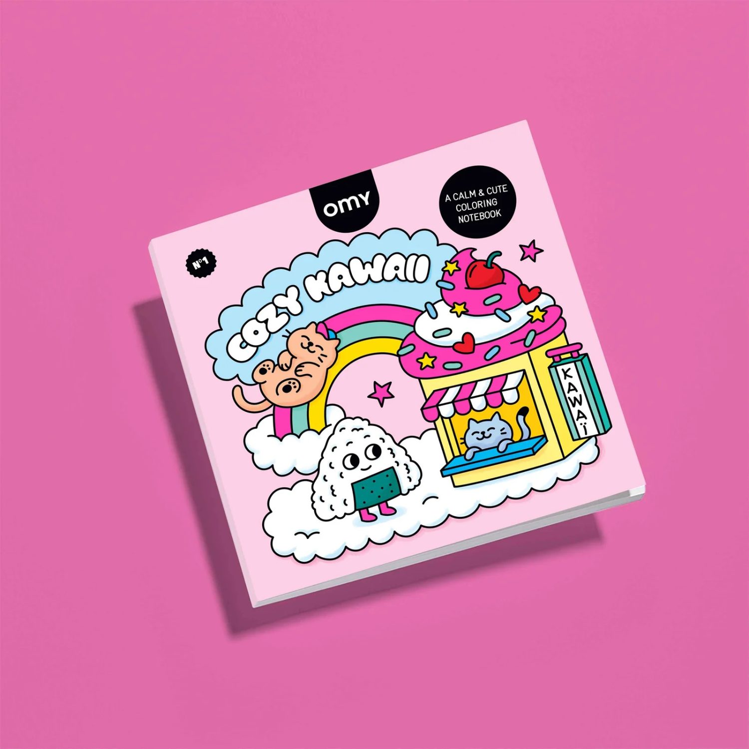 Coloriage adulte Cozy Art – Kawaii (28 pages détachables)