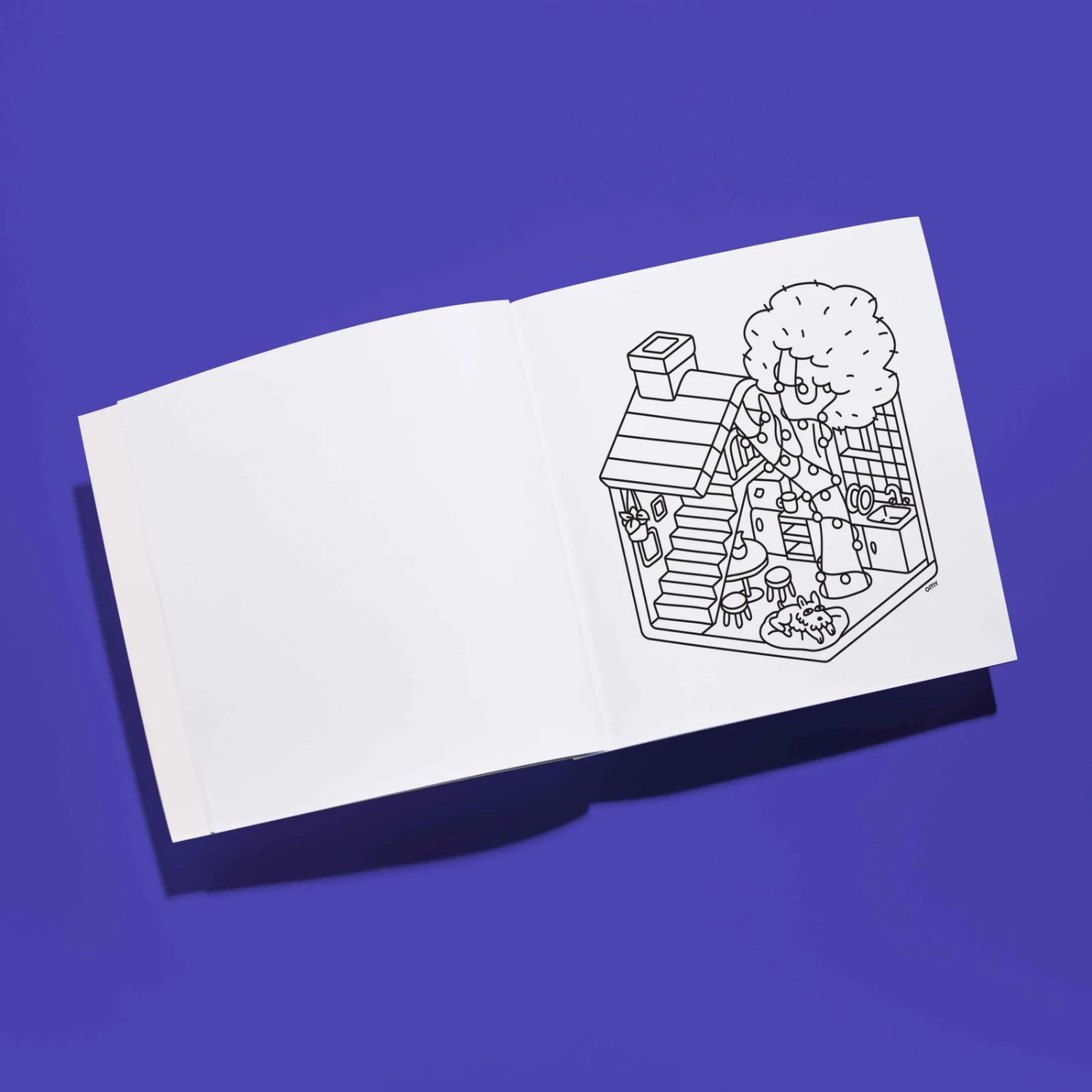 Coloriage adulte Cozy Art – Tiny House (28 pages détachables) – Image 2