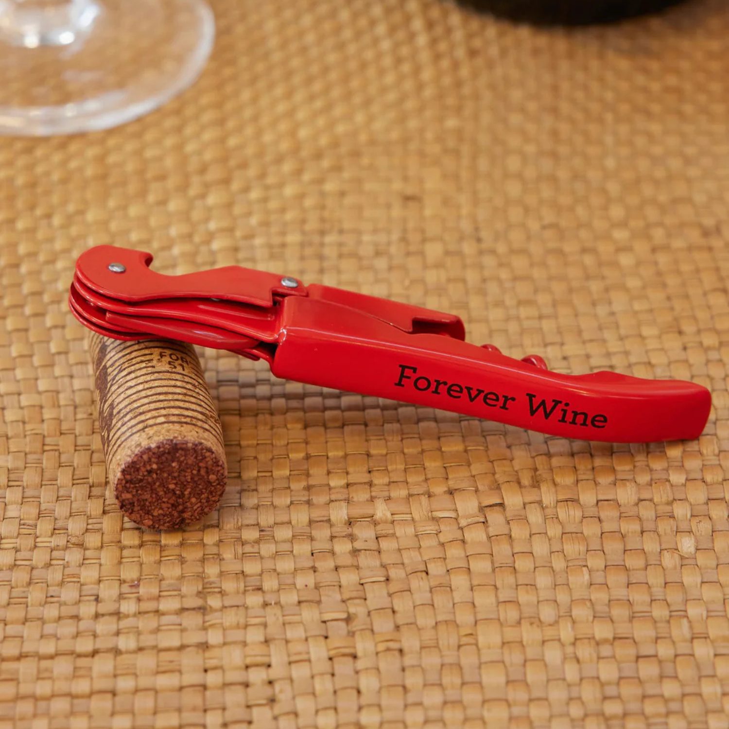 Tire-Bouchon "FOREVER WINE" - Rouge – Image 3