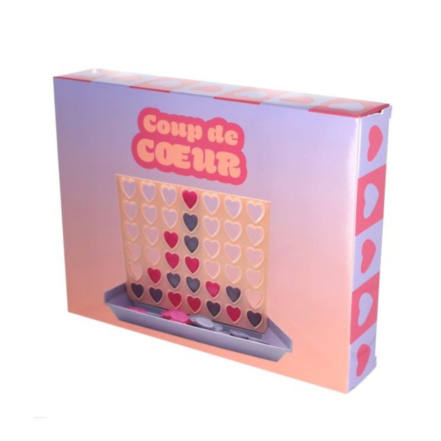 Jeu Puissance 4 cœurs roses et violets – Image 2