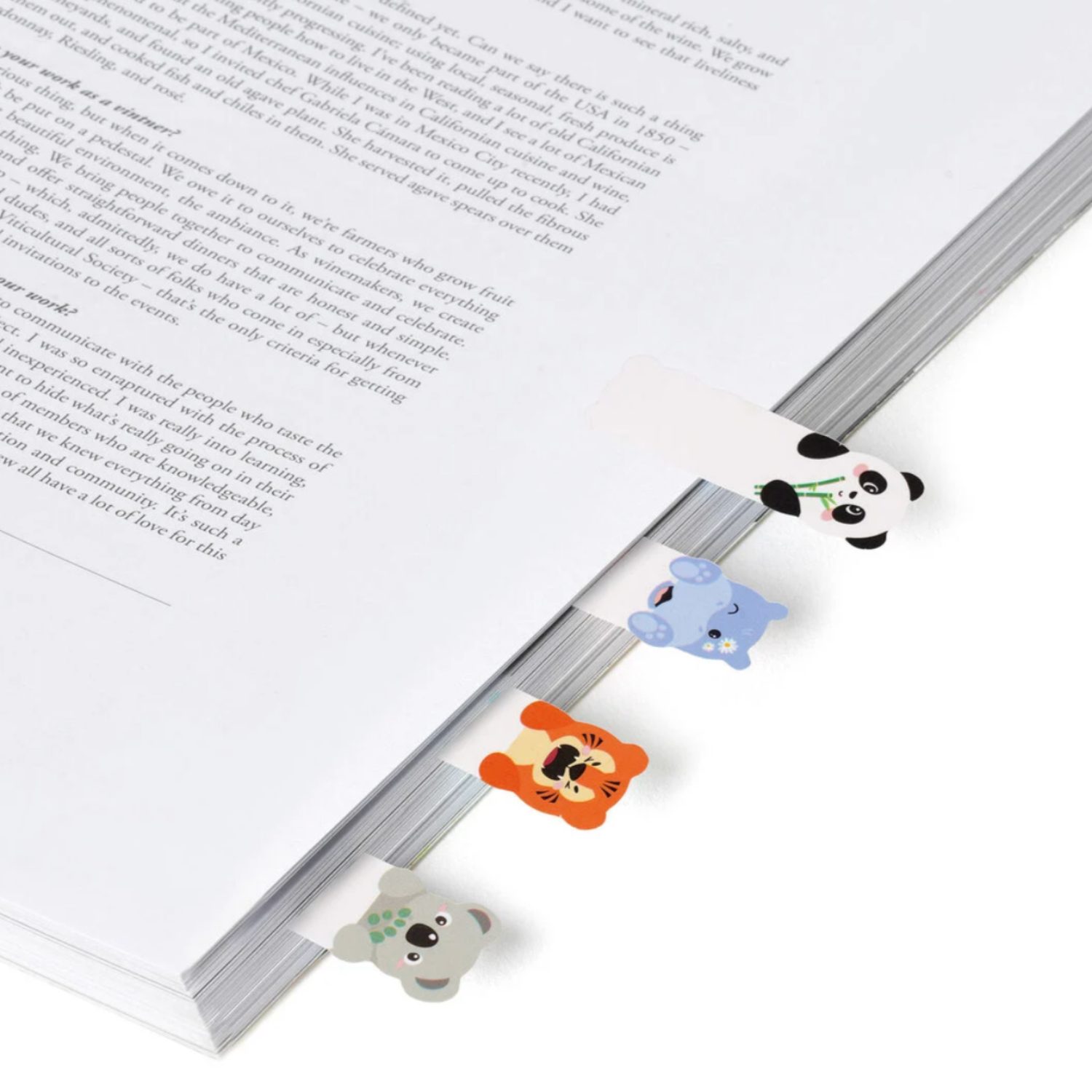 Marque-pages adhésifs animaux – Image 3