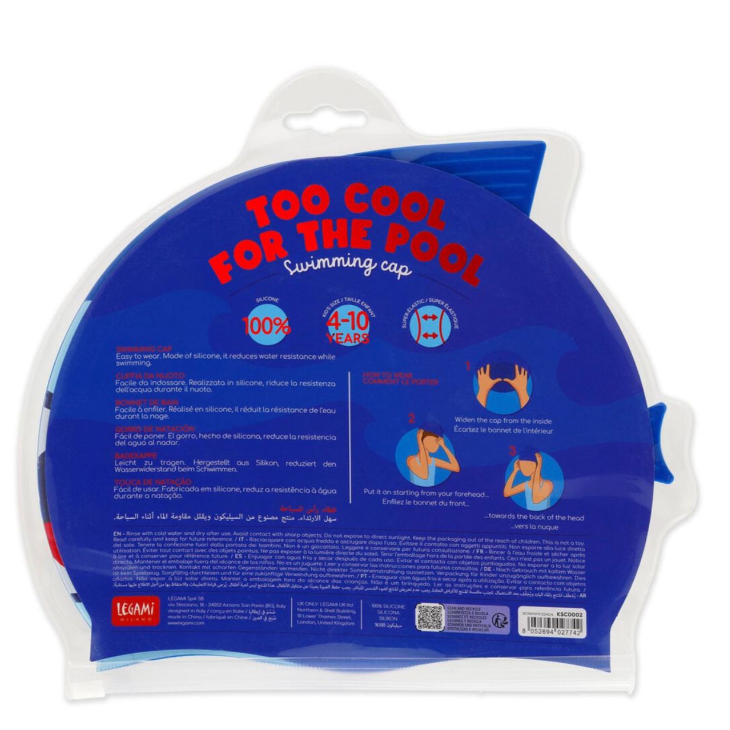 Bonnet de bain Shark – Image 2