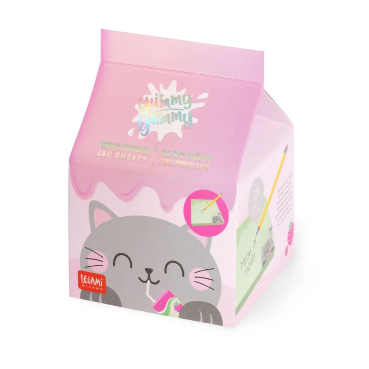 Bloc mémo 250 feuilles Kitty