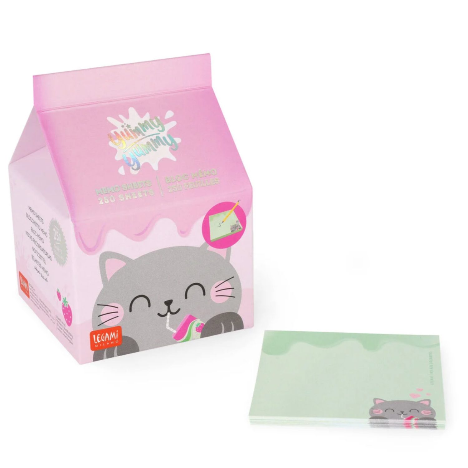 Bloc mémo 250 feuilles Kitty – Image 2