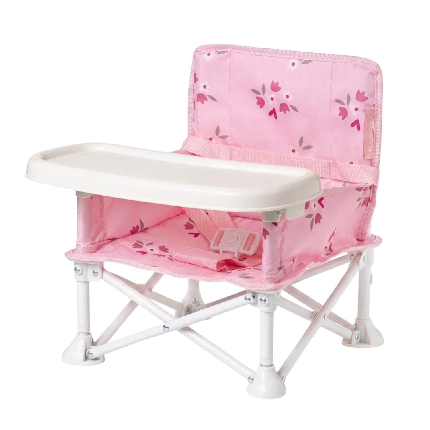 Chaise rose + petit plateau