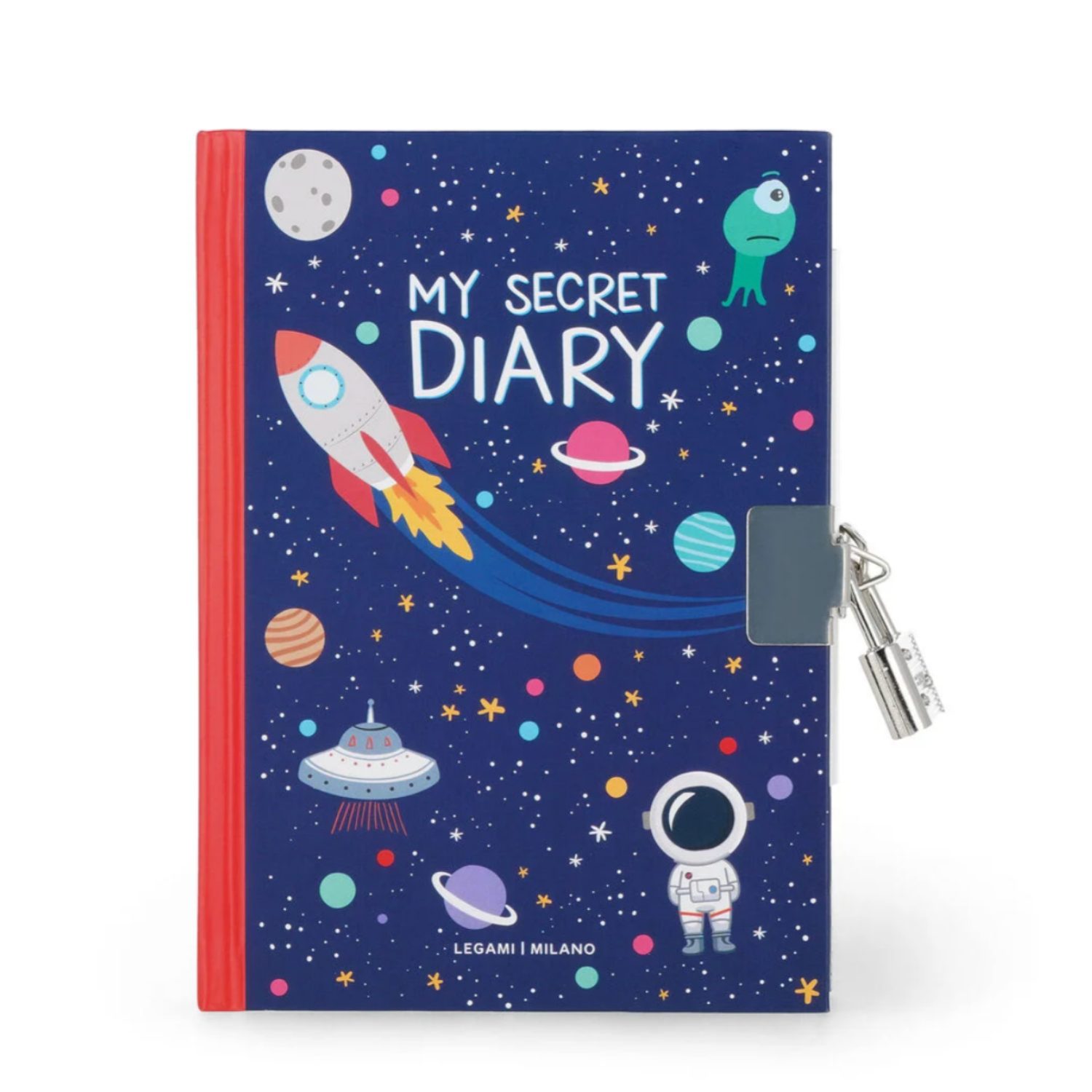 Journal intime avec cadenas Space
