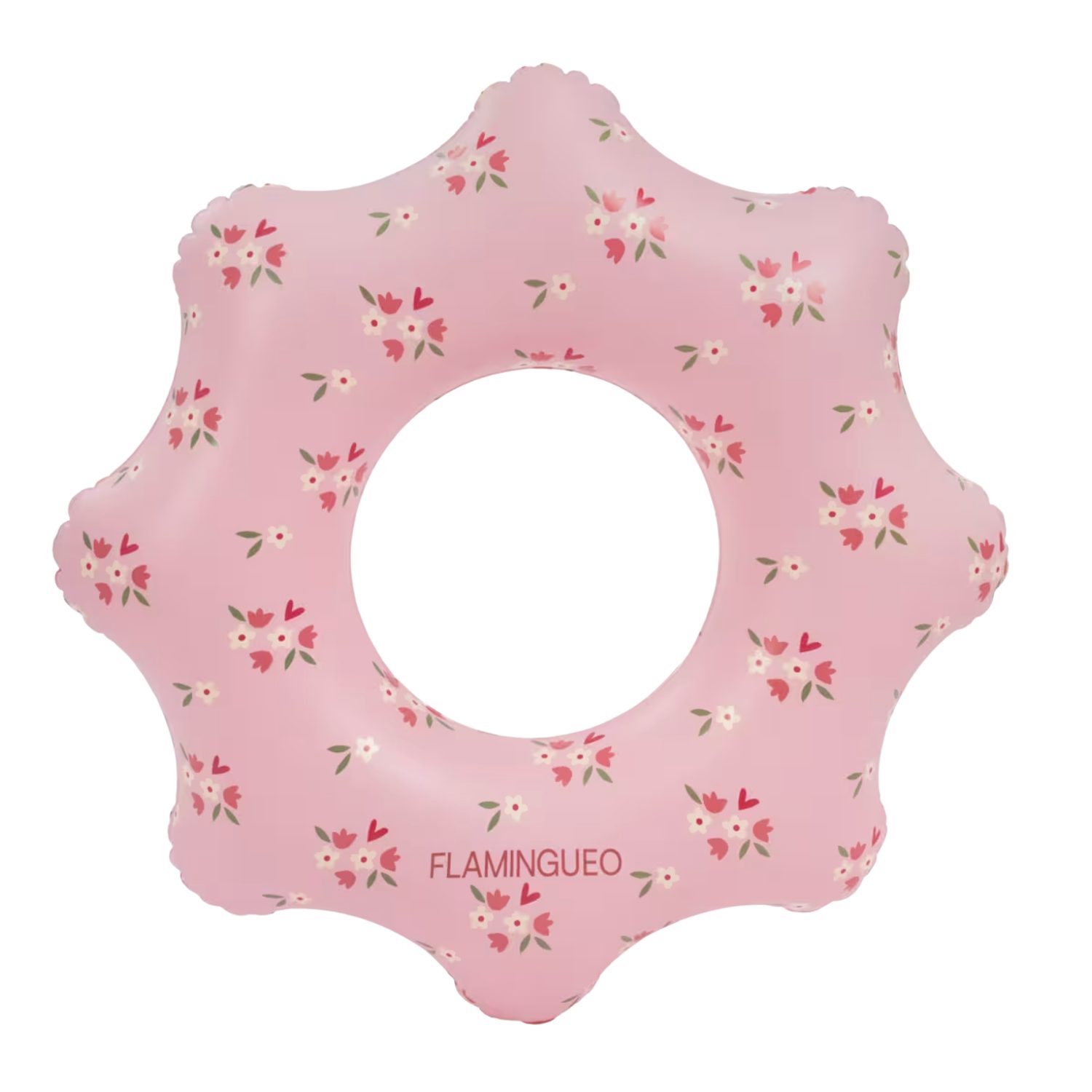 Bouée forme fleur rose