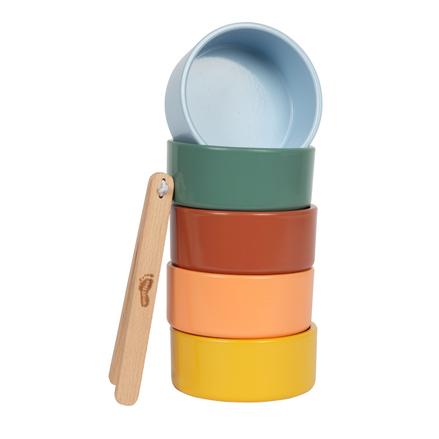 Jeu de tri Montessori bols et pinces – 5 couleurs – Image 4