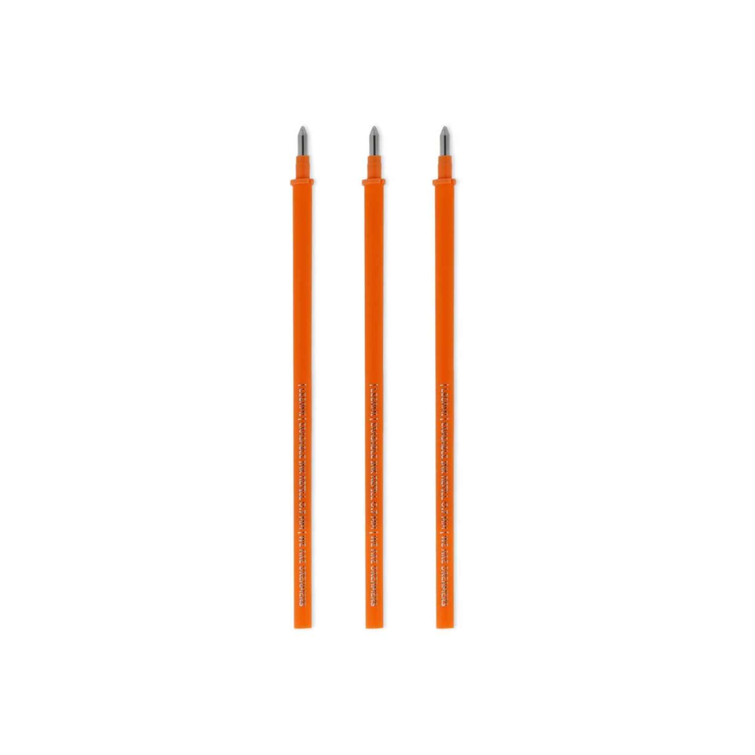 3 recharges stylo effaçable orange – Image 2