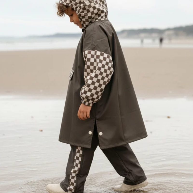 Pantalon de pluie Damier kaki 2-3 ans